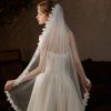 Accessories BABARONI FR | Voiles De Tulle A Bord Applique A Un Niveau